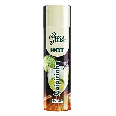 Gel Hot Beijável Para Massagem 15ml For Sexy - Caipirinha