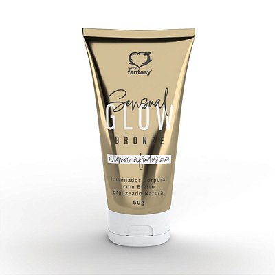 Sensual Glow Iluminador Corporal Com Efeito Bronze 60g Sexy Fantasy