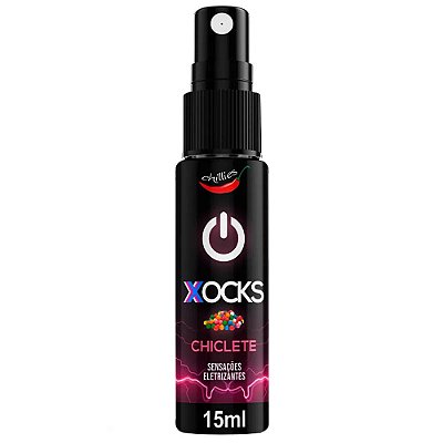 Xocks Gel Eletrizante Beijável 15ml Chillies  - Chiclete