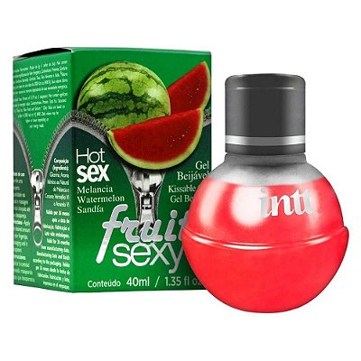 Fruit Sexy Gel Beijável 40ml Intt - Melancia