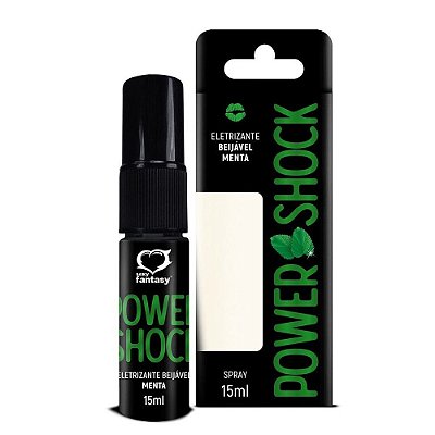 Spray Power Shock Gel Eletrizante Aromático 15ml Sexy Fantasy - Menta