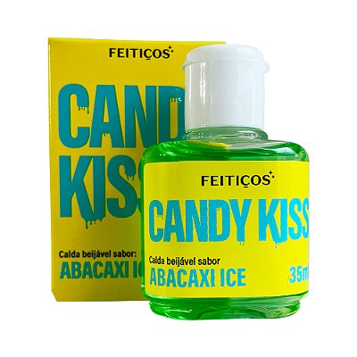Candy Kiss Calda Beijável Ice 35ml Feitiços - Abacaxi
