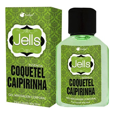 Jells Coquetel Gel Hot Coméstivel 30ml Kalya - Caipirinha