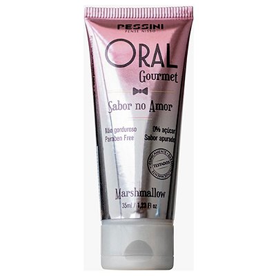 Oral Gourmet Gel Beijável Que Esquenta 35ml Pessini - Marshmallow