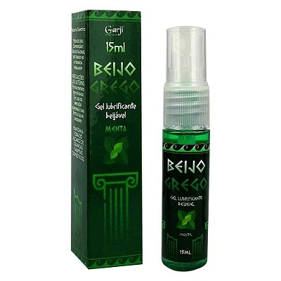 Beijo Grego óleo Aromatizante Beijável Sabor 15ml Garji - Menta