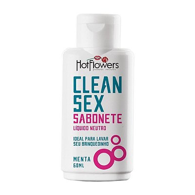 Clean Sex Sabonete Líquido 60ml Hot Flowers