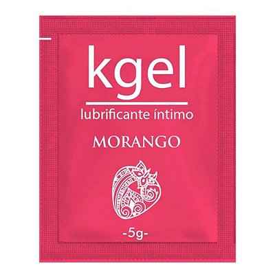 Lubrificante íntimo Sachê 5g K-gel - Morango