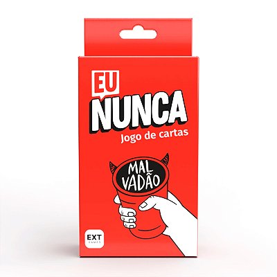 Jogo Eu Nuca Malvadão Com 50 Cartas Ext