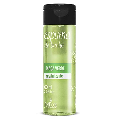 Espuma De Banho Aromática 60ml Feitiços - Maçã Verde