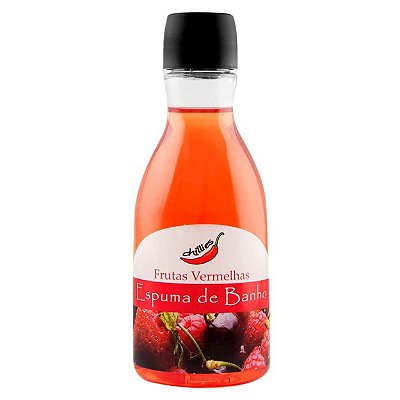 Espuma De Banho 80ml Chillies - Frutas Vermelhas