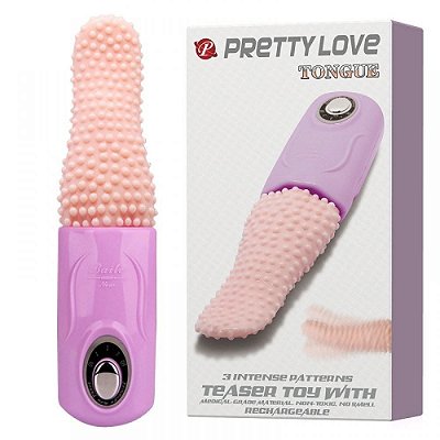 Vibrador formato Língua Tongue - Pretty Love