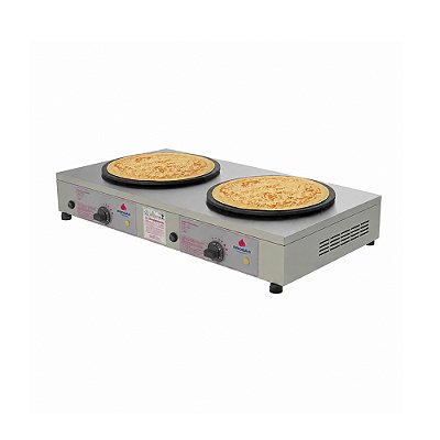 Chapa Elétrica para Crepe Francês Redonda PRKF–202 E Progás