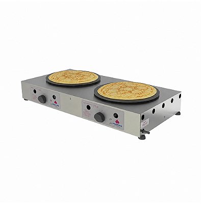 Chapa a Gás para Crepe Francês Redonda PRKF–202 G/R Progás