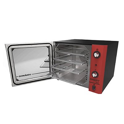 Forno Convector Smart Elétrico 4 Esteiras Vermelho FCSB4E Venâncio