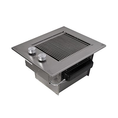 Assador Grill de Embutir a Gás sem Tampa PREMIUM STG Titan
