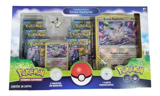 Box Coleção Premium - Pokémon GO - Eevee Radiante