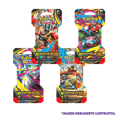 Kit com 24 Blister Unitário - Megaevolução 1