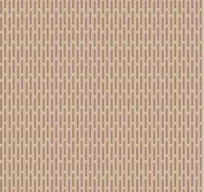 Tricoline tracinhos marron claro 25x150cm - Un