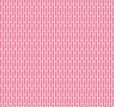 Tricoline tracinhos rosa 25x150cm - Un