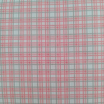 Tricoline xadrez rosa 50x150cm - Un