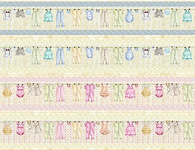 Tricoline digital faixas hora de passear 50x150cm - Un