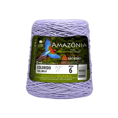 Barbante Amazônia Fio 6 600g São João - Lilás - Un