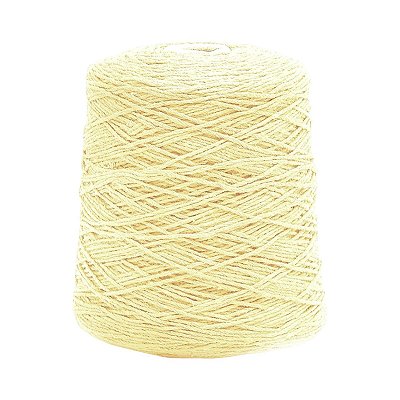 Barbante Amazônia #Fio 6 400g São João - Amarelo Bebê - Un