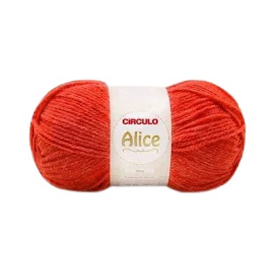 Lã Alice Círculo 100g 200m Carmin - Un