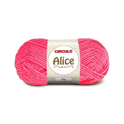 Lã Alice Círculo 100g 200m Tulipa - Un