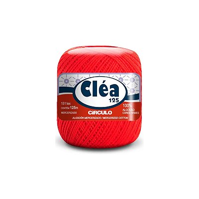 Fio Cléa 125 Círculo 19g - Cereja - Un