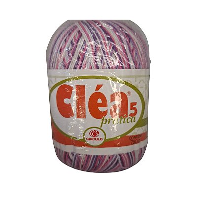 Fio Cléa 5 Círculo 147g - Rosa Mesclado - Un