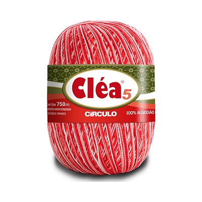 Fio Cléa 5 Círculo 147g - Antúrio - Un
