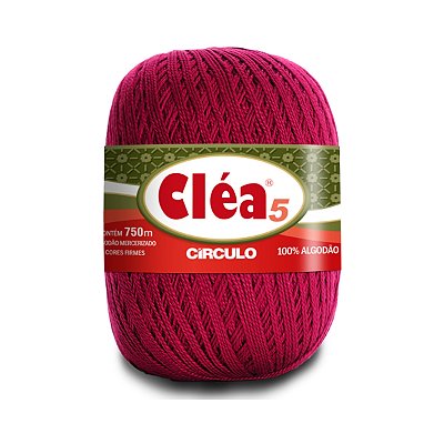 Fio Cléa 5 Círculo 147g - Bordo - Un
