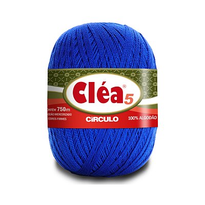 Fio Cléa 5 Círculo 147g - Azul Bic - Un
