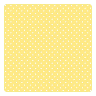 Viés de Algodão Largo Tijuca Peripan Estampado 35mmx20m - C9805 Poá Amarelo Canário