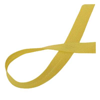 Viés de Algodão Largo Destaque Peripan Liso 35mmx20m - C049 – Amarelo Médio