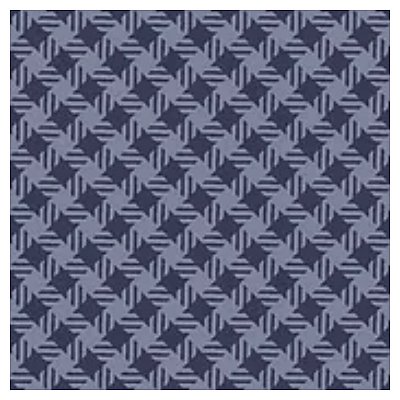 Tecido Tricoline 100% Algodão Quadradinhos 50x150cm - Marinho