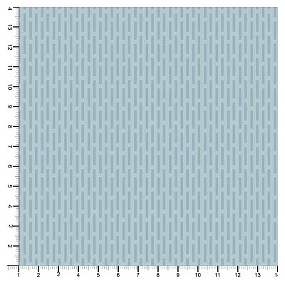 Tecido Tricoline 100% Algodão Tracinhos 50x150cm - Azul Claro