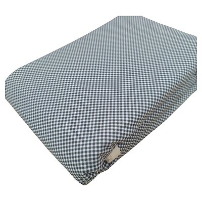 Tecido Tricoline 100% Algodão Micro Xadrez 50x150cm - Azul Marinho