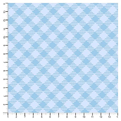 Tecido Tricoline 100% Algodão Xadrez 50x150cm - Cristal
