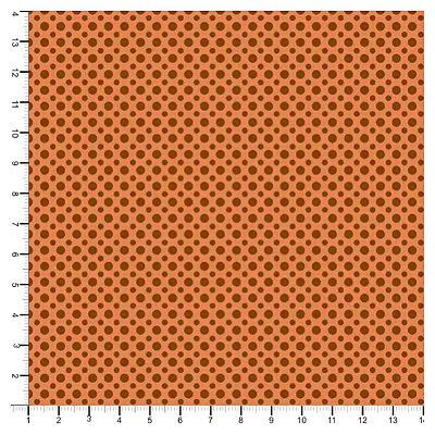 Tecido Tricoline 100% Algodão Poá 50x150cm - Terracota