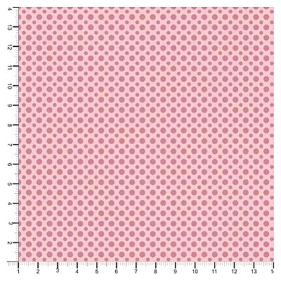 Tecido Tricoline 100% Algodão Poá 50x150cm - Rosa