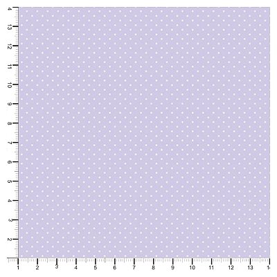 Tecido Tricoline 100% Algodão Poá 50x150cm - Lilás
