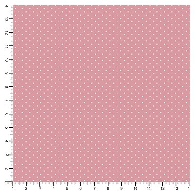 Tecido Tricoline 100% Algodão Poá 50x150cm - Goiaba