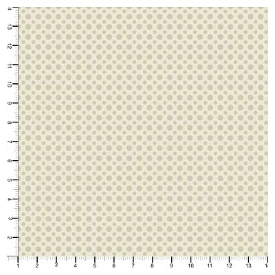Tecido Tricoline 100% Algodão Poá 50x150cm - Crú