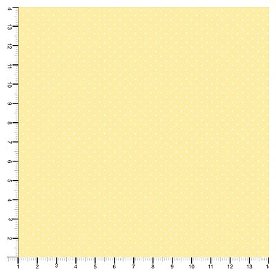 Tecido Tricoline 100% Algodão Poá 50x150cm - Amarelo Claro