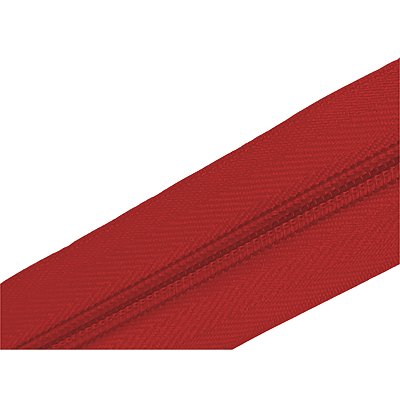 Zíper nº6 – Metro – Vermelho