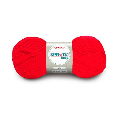 Lã Amore Baby Círculo 40g - Paixao - Un