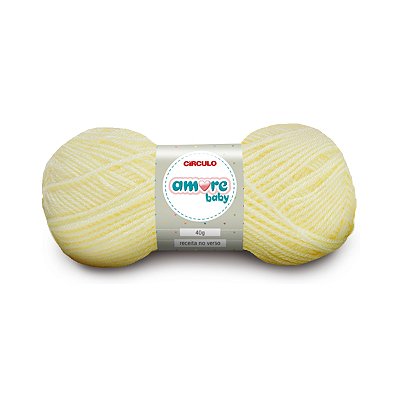 Lã Amore Baby Círculo 40g - Creme - Un