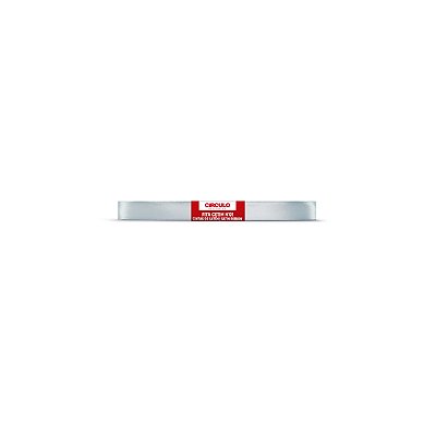 Fita Cetim Circulo 7mm x 10m N.01 Prata - Un